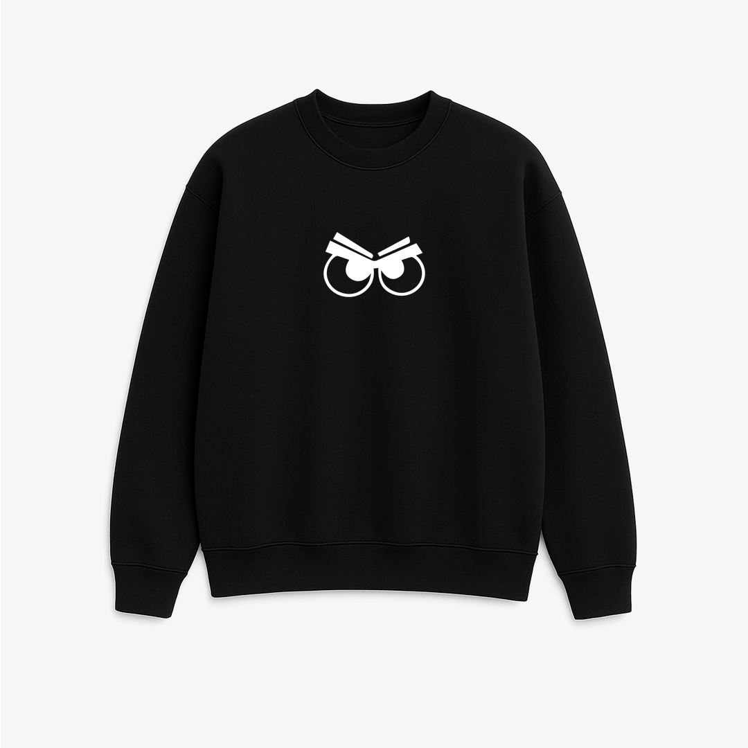 Don't Look Back - Printed Oversized Sweatshirt